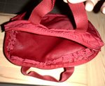 全新無印良品 MUJI 紅色小手提袋可當作化妝袋之用﹝免本港平郵﹞「HK$ 28.00」