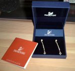 全新情人節精選 Swarovski 施華洛世奇名牌天鵝水晶耳環連盒﹝可面交或郵寄-免本港平郵﹞「HK$ 420.00」