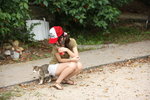 living with the cat :p