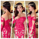 香港洲際酒店 婚宴,新娘化妝 全日,新娘化妝香港,新娘髮型,新娘造型