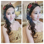 香港洲際酒店 婚宴,新娘化妝 全日,新娘化妝香港,新娘髮型,新娘造型