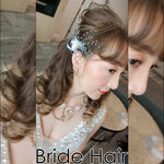 bride hair hk,新娘化妝,新娘髮型,新娘造型,新娘晚裝髮型