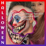 starimagemakeuphk,我非常滿意這萬聖節化妝,萬聖節化妝 男,面部彩繪,萬聖節化妝師