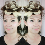 Annual Dinner化妝set頭香港,mc化妝香港,annual dinner造型香港,