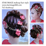 bridal hair hong kong,新娘髮型香港,褂髮型,裙褂髮型,裙新娘褂髮型,中式髮型,新娘髮型課程,香港九龍旺角新界上門