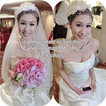 婚紗頭飾,頭飾,新娘頭飾,婚禮頭飾,結婚頭飾,