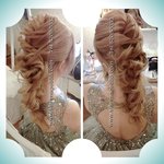 新娘髮型,新娘晚裝髮型,新娘晚宴髮型,