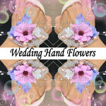 手花香港,hand flower hong kong,手花 紫色藍色,hand flower purple blue
