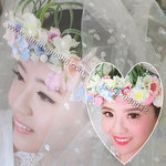 頭花香港,新娘頭花香港, 花環,新娘花環,簡單花環,花圈頭飾哪裡買,