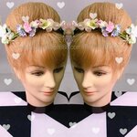 
花環,新娘花環,婚紗頭飾,婚紗頭花,註册頭飾,註册婚紗頭飾,