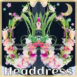 頭花,新娘頭花,頭飾,新娘頭飾,婚禮頭飾,結婚頭飾,花環,新娘花環,婚紗頭飾,結婚花環,婚禮花環 