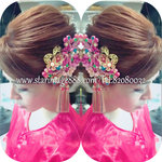 裙褂髮型,裙褂頭飾,中式頭飾,新娘頭飾,中式裙褂頭飾,新娘化妝香港,新娘髮型香港,新娘造型香港,新娘化妝set頭,新娘化妝服務,