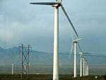 Asia's largest windmill generators , Urumqi