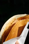 Cream cheese wih rum wine crepe. Sinful.