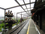 小火車亀岡駅月台