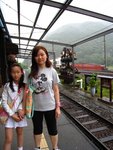 小火車亀岡駅月台