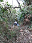 穿林上山多碎石, 後面小心呀
DSC00589