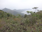 前望船灣淡水湖郊遊徑會經過的各個山脊, 右邊便是船灣淡水湖
DSC00721