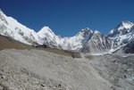 左Everest (8850m), 前 Nuptse (7861m) & 右 Lhotse (8414m)
04NL0368