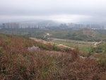 左望見新圍/大嶺靶場, 遠處左粉嶺, 右上水
DSC04033