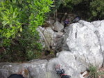 壁頂下望石罅上攀位
DSC06025