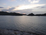出海堤遙望鹿頸村與長索島, 可見連接兩地的沙堤
DSC09835