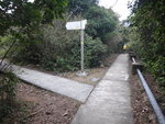 分岔路, 左路往沙橋頭, 大隊前行
DSC05593