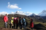 Dzongri Top (4130m) 遙望 Kabru (7,353 m), Ratong (6,678 m), Khangchendzonga (8,585 m), Pandim (6,691 m), Narsing (5,825 m) and the Singalila Ridge (左至右)
SK_01155