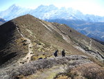 上小山丘途中回望見Pandim(6691m) and Simvo (6811m) 左至右
SK_01194