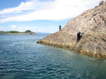 綑西灣山海岸, 仍見到尖洲(哈哈島)
IMG_7269