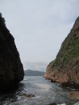 金鐘岩(左)與吊鐘洲(右)之間水道
IMG_8985