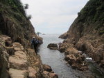 吊鐘洲(左)與金鐘岩(右)之間另一邊水道
IMG_9001