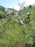 上溯崇山石澗到分源位, 左源口有塊瀑壁
IMG_3168