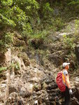 瀑潭前左邊有山路上瀑頂
DSCN0396