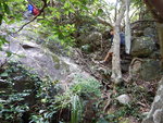 原來瀑前右邊有山路上瀑頂 DSCN1694