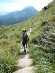 落山途中前見鳳凰山, 但山頂被雲遮掩
DSCN1927