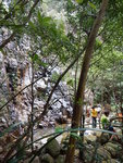 左邊林中路回望瀑壁, 原來壁底有個小小水&#27705;
DSCN5818
