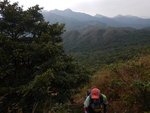 回頭望見大老山, 慈雲山, 獅子山及畢架山(左至右) DSCN3523