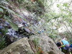 可沿瀑上攀或瀑左上攀
DSCN1559