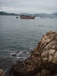 可以落水游番船啦, 噫乜有人坐駁艇番船, 早知 ....
P9125837