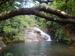 到一小瀑大潭前, 點過哩
DSCN7135