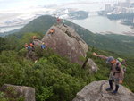 在三角石的隊友與在石台的蘇哥
DSCN8812