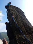 高手徒手攀上元陽石頂
DSCN0284