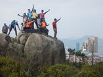 紅香爐峰頂(228m), 相右遠處是獅子山
DSCN4487