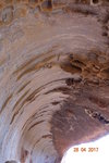洞穴內似浪的石紋
DSCN00415