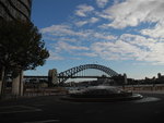 乘車往悉尼歌劇院, 停車處可見到悉尼港灣大橋 DSCN00844