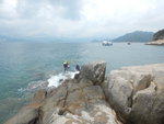 船停舶在大往灣中等候
DSCN0249