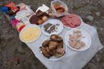 有芝士, 肉醬, 凍肉, 炸雞, 麵包, 雞旦, 沙律包等等
DSC00693