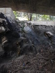 上溯獅子頭坑到一護土牆前及"天橋"底, 橋下穿過
DSCN0294