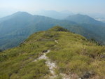 回望剛才上脊路及相左的九龍坑山與相右的龍山
DSCN1229